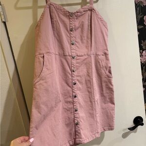 City Chic Pink A-Line Midi Skirt